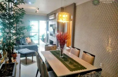 Apartamento com 2 dormitórios à venda, 87 m² por r$ 680.000 - aviação - praia grande/sp