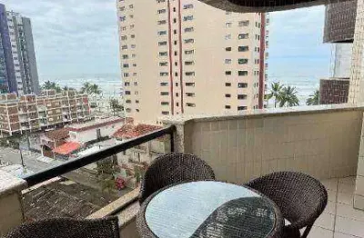 Apartamento com 2 dormitórios à venda, 92 m² por r$ 465.000 - vilamar - praia grande/sp
