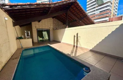 Casa com 3 dormitórios à venda, 112 m² por r$ 750.000,00 - guilhermina - praia grande/sp