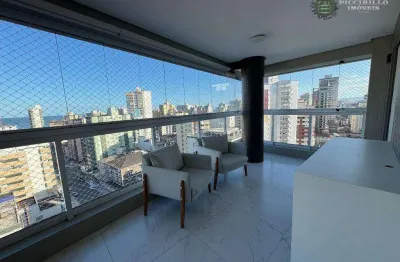 Apartamento com 3 dormitórios à venda, 148 m² por r$ 1.790.000,00 - vila guilhermina - praia grande/sp