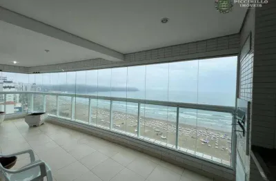 Apartamento com 3 dormitórios à venda, 102 m² por r$ 1.590.000 - vila guilhermina - praia grande/sp