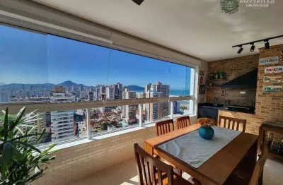 Apartamento com 3 dormitórios à venda, 126 m² por r$ 990.000 - aviação - praia grande/sp
