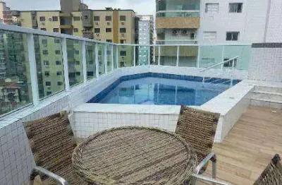 Apartamento com 1 dormitório à venda, 45 m² por r$ 360.000 - vila guilhermina - praia grande/sp