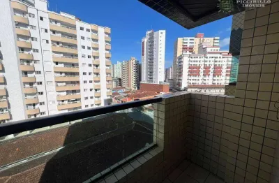 Apartamento com 1 dormitório à venda, 47 m² por r$ 340.000 - vila guilhermina - praia grande/sp