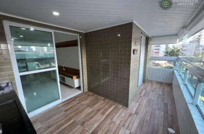 Apartamento com 3 dormitórios à venda, 103 m² por r$ 795.000 - canto do forte - praia grande/sp