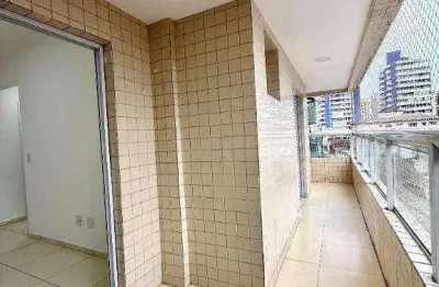 Apartamento com 2 dormitórios à venda, 77 m² por r$ 440.000,00 - aviação - praia grande/sp