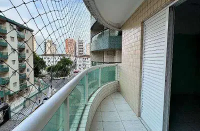 Apartamento com 2 dormitórios à venda, 74 m² por r$ 465.000 - vila guilhermina - praia grande/sp