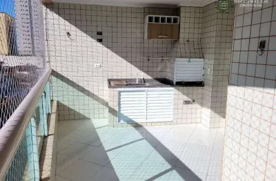 Apartamento com 2 dormitórios à venda, 80 m² por r$ 520.000 - aviação - praia grande/sp