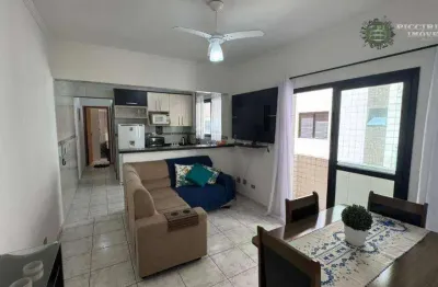 Apartamento com 1 dormitório à venda, 43 m² por r$ 295.000 - tupi - praia grande/sp