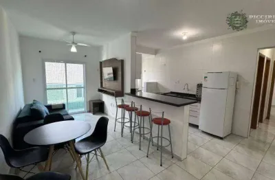Apartamento com 2 dormitórios à venda, 65 m² por r$ 390.000 - canto do forte - praia grande/sp