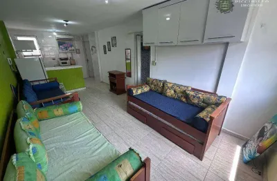Kitnet com 1 dormitório à venda, 30 m² por r$ 189.000 - aviação - praia grande/sp