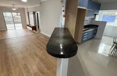 Apartamento com 2 dormitórios à venda, 85 m² por R$ 459.000 - Vila Guilhermina - Praia Grande/SP