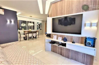 Apartamento com 3 dormitórios à venda, 122 m² por R$ 1.268.000,00 - Canto do Forte - Praia Grande/SP