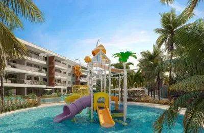 Apartamento para venda em aquiraz, porto das dunas, 1 dormitório, 1 suíte, 1 banheiro, 1 vaga