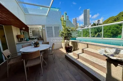 Linda cobertura duplex, mobiliada e com  fino acabamento, no melhor de ondina