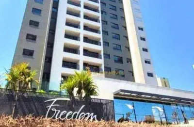 Apartamento com 1 dormitório para alugar, 43 m²  - gleba palhano - londrina/pr