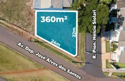 Terreno à venda em maringá, jardim everest, com 360.19 m²
