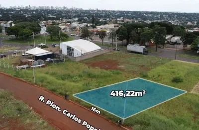 Terreno com 416.22 m² à venda no bom jardim - maringá
