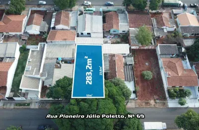 Terreno à venda em maringá, conjunto habitacional hermann moraes barros, com 283.2 m²