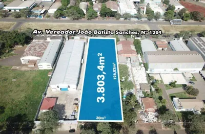 Terreno à venda em maringá, parque industrial, com 3803.4 m², parque industrial ii