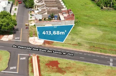 Terreno  com 413.68 m² à venda no jardim santa cruz - maringá