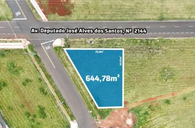 Terreno com 644.78 m² à venda no jardim santa cruz - maringá