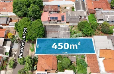 Terreno com 450 m² à venda no jardim alvorada - maringá