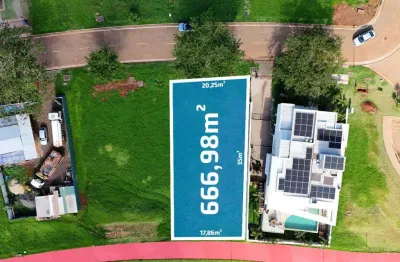 Terreno à venda em maringá, jardins de monet residence, com 666.98 m²