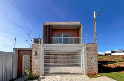Sobrado à venda em maringá, bom jardim, com 3 quartos, com 202.55 m²