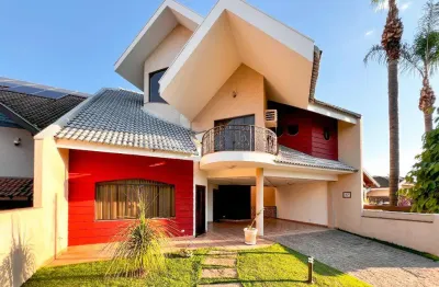 Sobrado à venda em maringá, zona 08, com 4 suítes, com 432 m², residencial delta ville ii