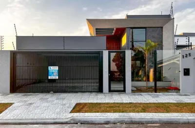 Casa à venda em maringá, jardim itália ii, com 3 suítes, com 221.97 m²