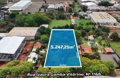 Terreno à venda em maringá, parque industrial, com 5247.27 m²