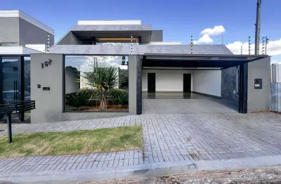 Casa à venda em maringá, jardim cidade monções, com 3 suítes, com 254.94 m²