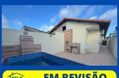 Casa para venda em itanhaém, gaivota, 2 dormitórios, 1 suíte, 1 banheiro, 2 vagas