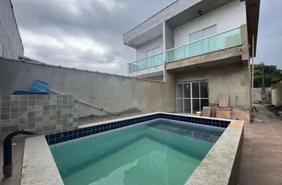Casa para venda em itanhaém, jardim américa, 2 dormitórios, 2 suítes, 1 banheiro, 2 vagas