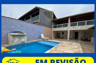 Casa para venda em itanhaém, gaivota, 3 dormitórios, 1 suíte, 1 banheiro, 4 vagas