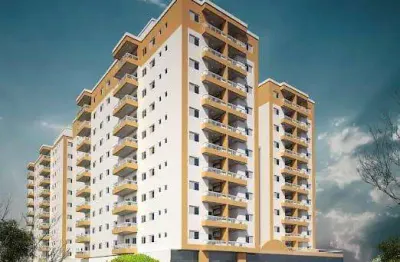 Apartamento para venda em praia grande, boqueirão, 2 dormitórios, 1 suíte, 1 banheiro, 1 vaga