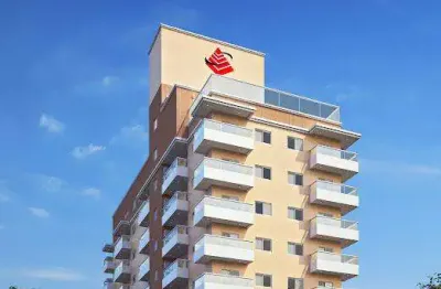 Apartamento para Venda em Praia Grande, Guilhermina, 2 dormitórios, 1 suíte, 1 banheiro, 1 vaga