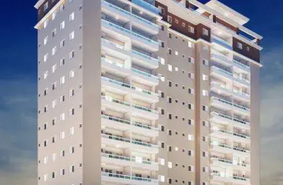 Apartamento para venda em praia grande, canto do forte, 2 dormitórios, 1 suíte, 1 banheiro, 1 vaga