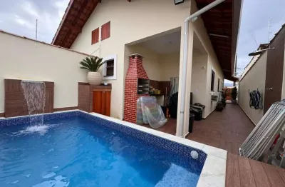 Casa para venda em itanhaém, jardim magalhães, 2 dormitórios, 1 suíte, 1 banheiro, 1 vaga