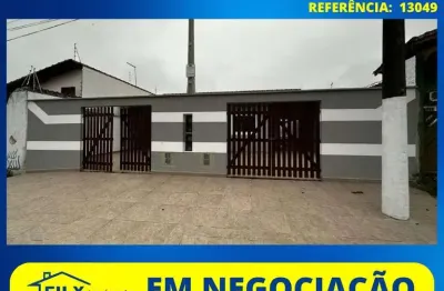 Casa para venda em itanhaém, bopiranga, 2 dormitórios, 1 suíte, 1 banheiro, 2 vagas