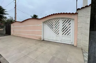 Casa para venda em itanhaém, gaivota, 3 dormitórios, 1 suíte, 1 banheiro, 3 vagas