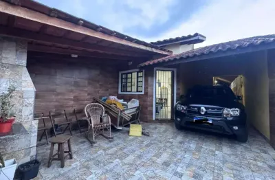Casa para venda em itanhaém, jardim corumbá, 2 dormitórios, 1 suíte, 1 banheiro, 2 vagas