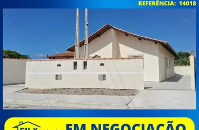 Casa para venda em itanhaém, palmeiras, 2 dormitórios, 1 banheiro, 2 vagas