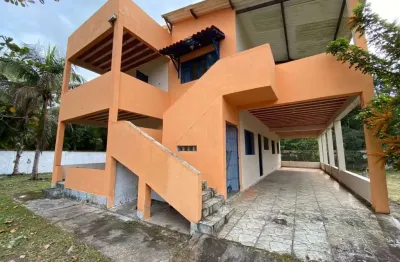 Chácara para locação em itanhaém, chácaras lucel, 6 dormitórios, 2 suítes, 2 banheiros, 3 vagas