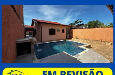 Casa para venda em itanhaém, jamaica, 3 dormitórios, 1 suíte, 1 banheiro, 3 vagas