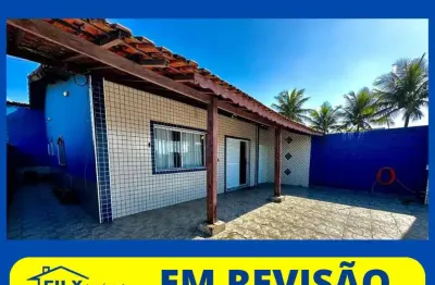 Casa para venda em itanhaém, jamaica, 3 dormitórios, 1 suíte, 1 banheiro, 2 vagas