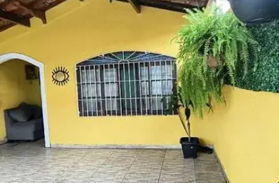 Casa para venda em praia grande, maracanã, 2 dormitórios, 1 suíte, 1 banheiro, 2 vagas