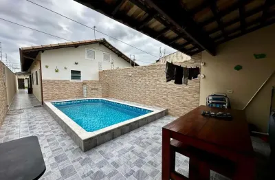 Casa para venda em itanhaém, jamaica, 2 dormitórios, 1 suíte, 1 banheiro, 2 vagas