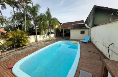 Casa para venda em itanhaém, gaivota, 3 dormitórios, 2 suítes, 1 banheiro, 6 vagas